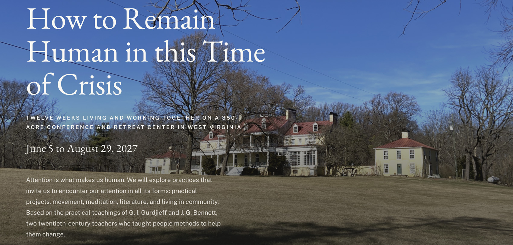 Course 2027: How to Remain Human